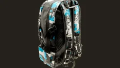 Icetec schaats/skeeler rugzak lichtblauw camouflage