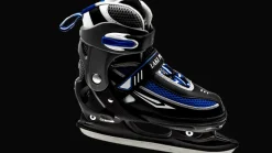 Lake Placid Hockeyschaats Verstelbaar Zwart/Blauw