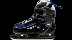 Lake Placid Hockeyschaats Verstelbaar Zwart/Blauw