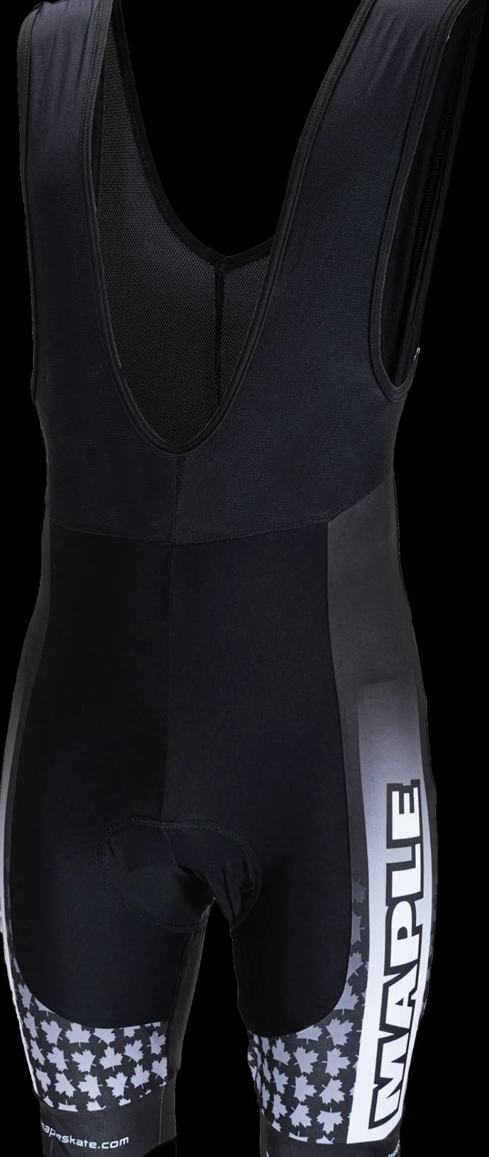 Maple Wielerbroek Heren Zwart/Wit