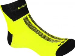 More Mile fluo geel lumino lite sokken