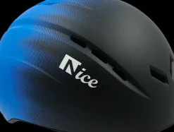 Nice schaatshelm zwart/blauw