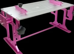 Nice slijptafel lange baan roze