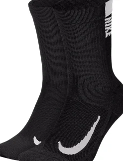 Nike Multiplier High Socks 2 Pack Black