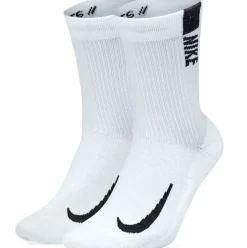 Nike Multiplier High Socks 2 Pack White