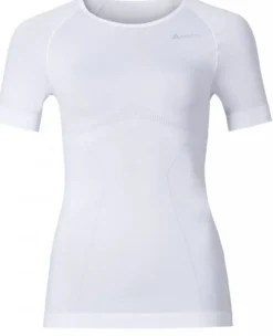 Odlo Dames Shirt Korte mouw/ Crew Neck Evolution light, Wit