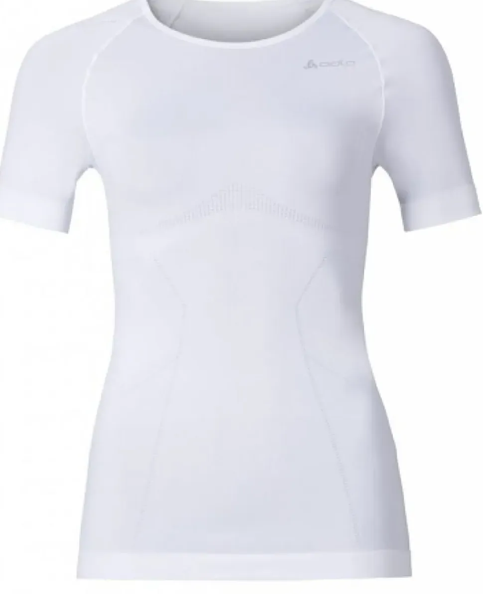 Odlo Dames Shirt Korte mouw/ Crew Neck Evolution light, Wit