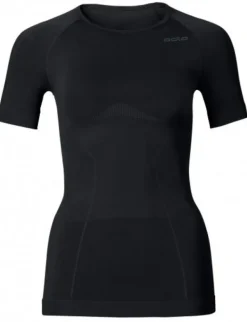 Odlo Dames Shirt Korte mouw/ Crew Neck Evolution light, Zwart