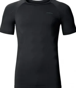 Odlo Heren Shirt Korte mouw/ Crew Neck Evolution light, Zwart