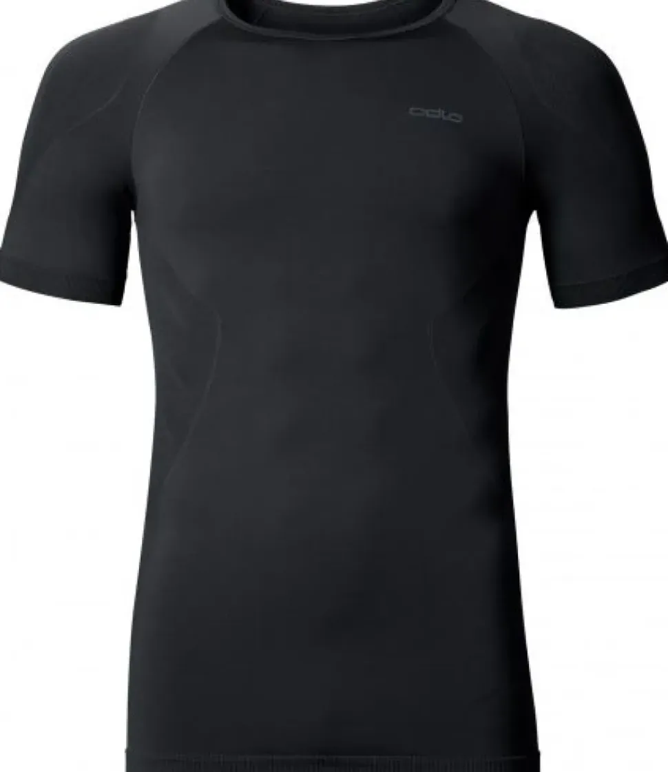Odlo Heren Shirt Korte mouw/ Crew Neck Evolution light, Zwart