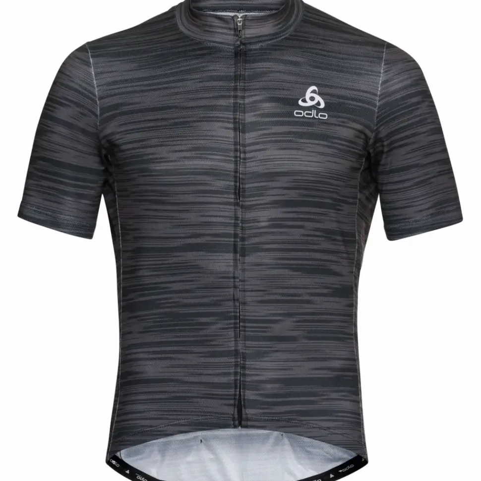 Odlo Wielershirt s/u collar s/s Full zip ES Cycling