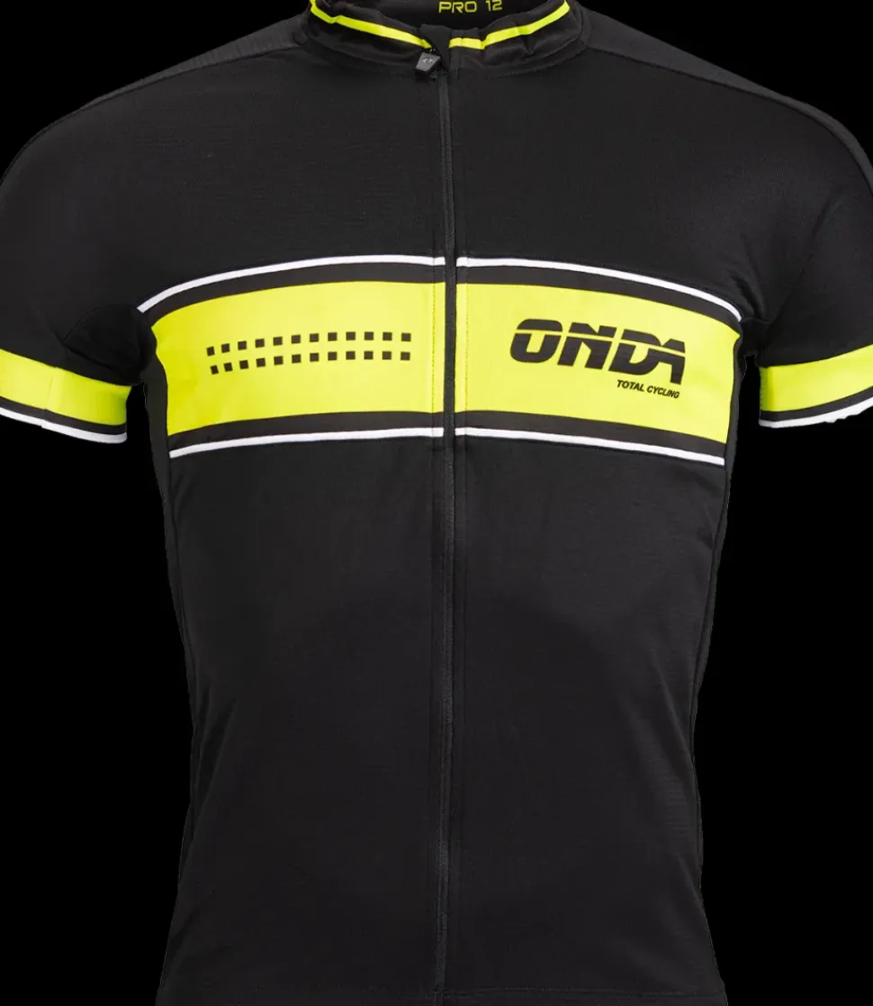 Onda Fietsshirt Pro minho pro 12 black/yellow fluo