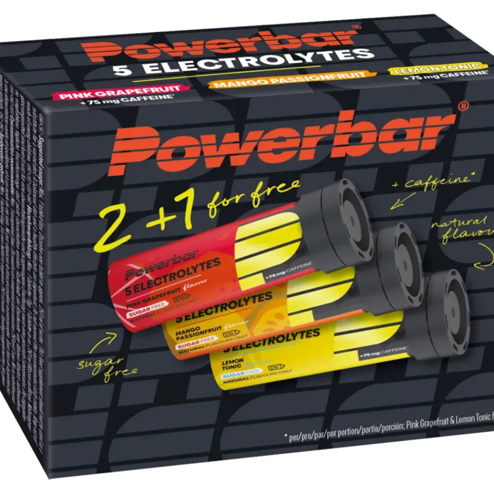 Powerbar 5 electrolytes 2+1 gratis lemon/mango/grapefruit