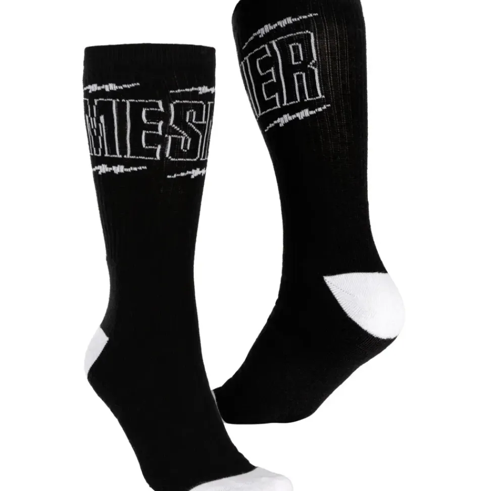 Powerslide Mesmer "Thunders" sokken zwart/wit