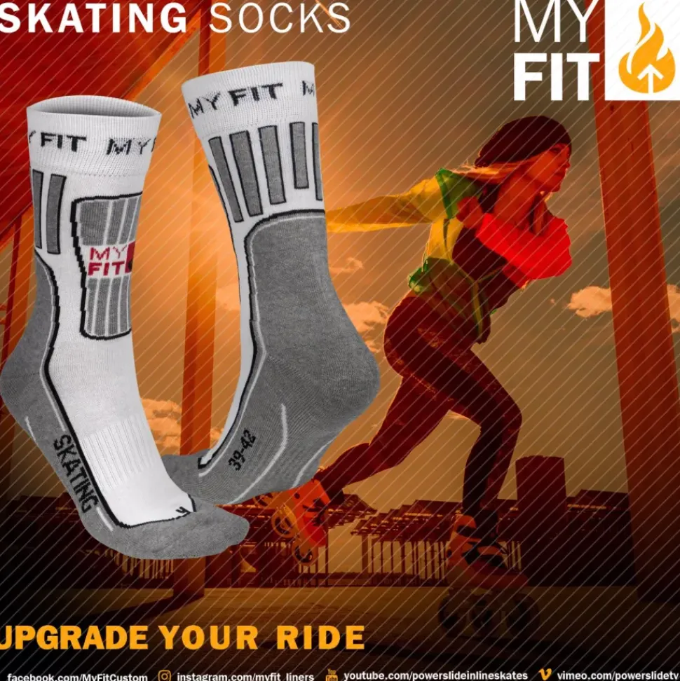 Powerslide Myfit Skating Socks Fitness