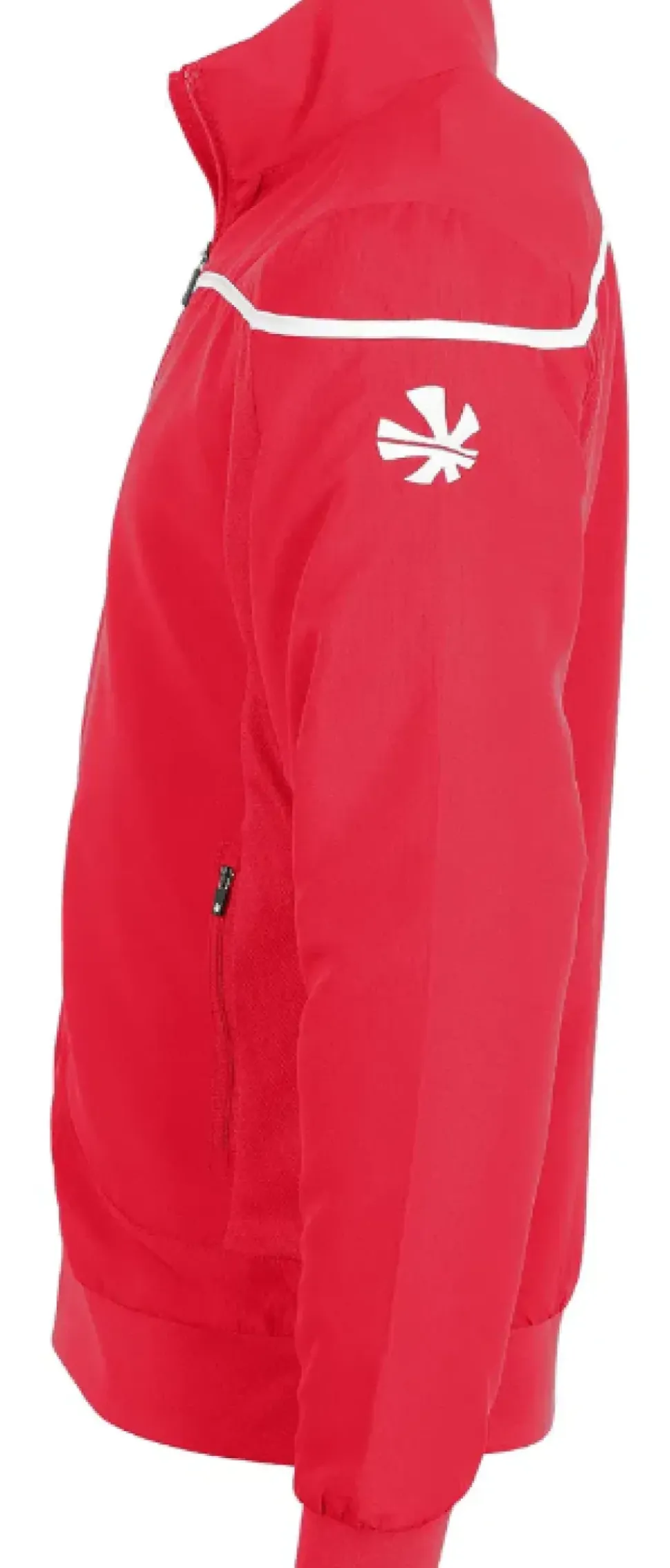Reece Varsity Woven Jacket Unisex red-white