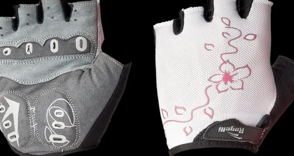 Rogelli Fietshandschoen Donna wit