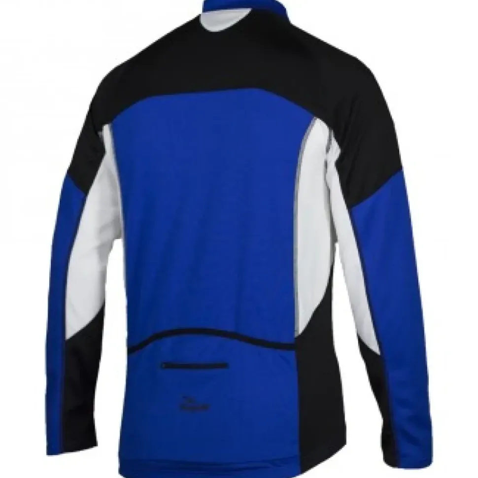 Rogelli Recco Wielershirt lange mouw Blauw/Zwart