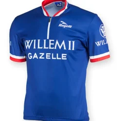 Rogelli Retro Willem II wielershirt kortemouw