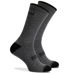 Rogelli wintersok merino wol grijs