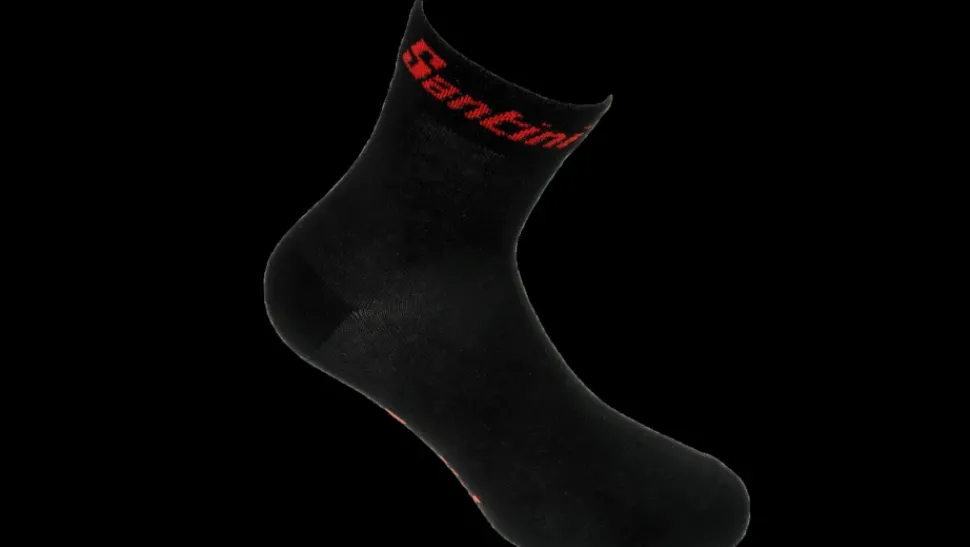 Santini Fietssokken ZwartRood