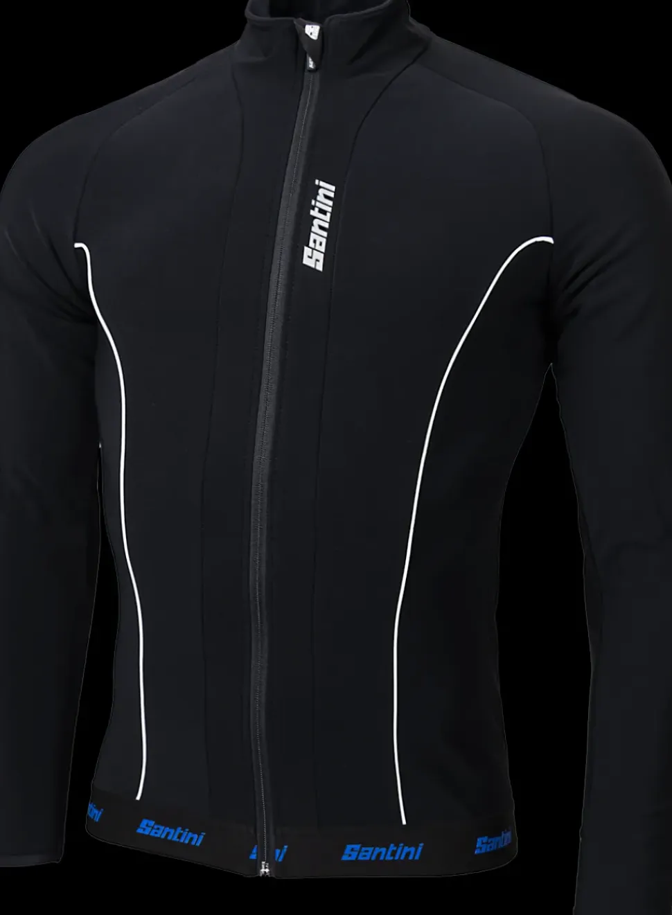 Santini Windstopper Zwartprint Fietsjack