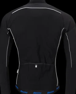 Santini Windstopper Zwartprint Fietsjack