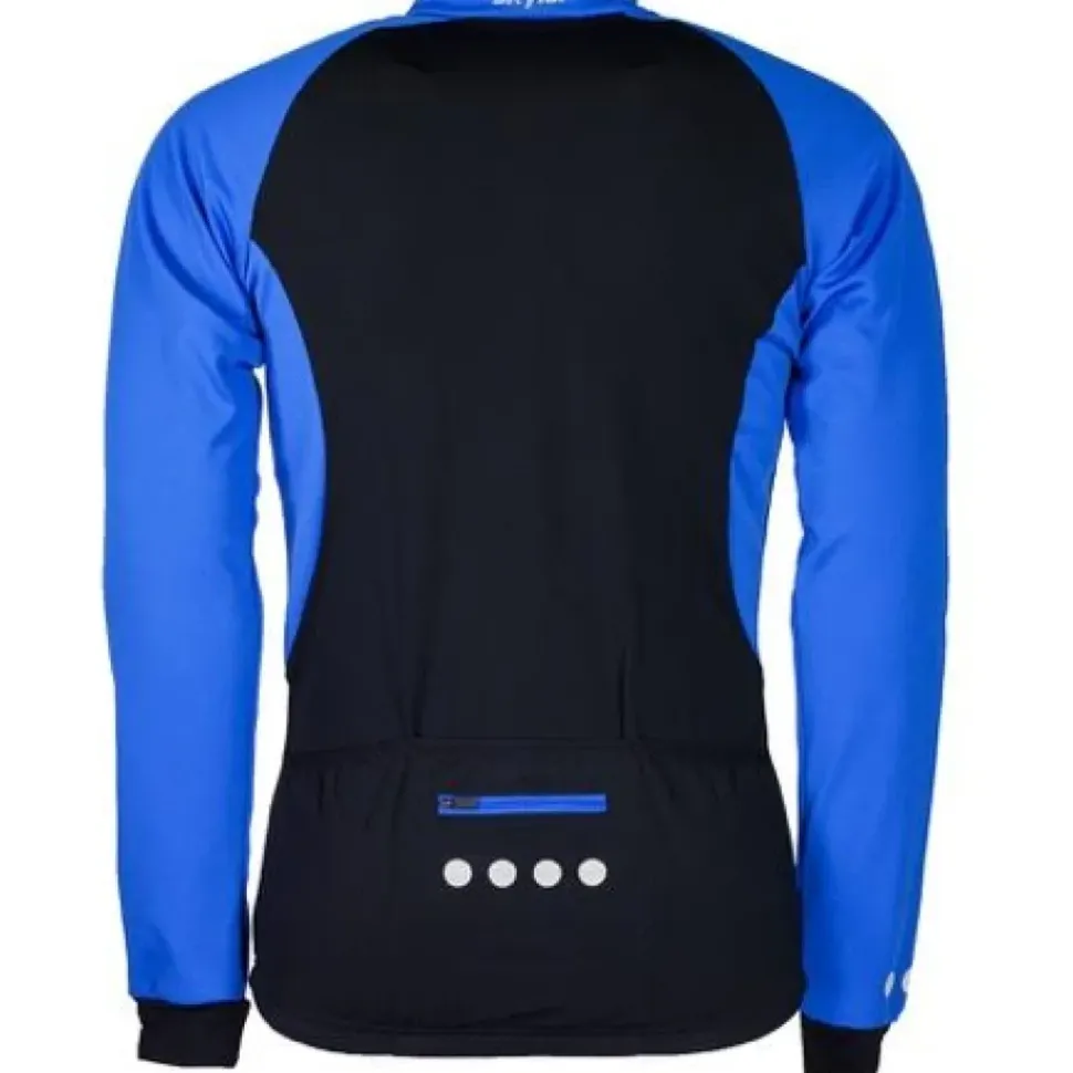 Skylar Softshell winterjack zwart/blauw
