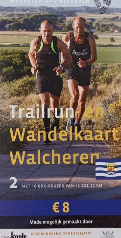 Trailrun- en wandelkaart Walcheren 2