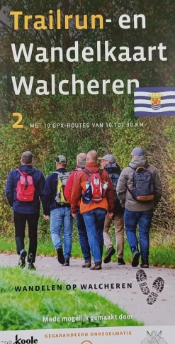 Trailrun- en wandelkaart Walcheren 2