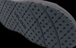 Velous laguna slide dark grey/black